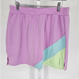 PBX Pro Womens Sz XL Athletic Skirt Skort Lavender Purple Pastel Stripe